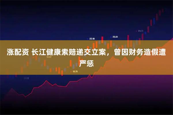 涨配资 长江健康索赔递交立案，曾因财务造假遭严惩